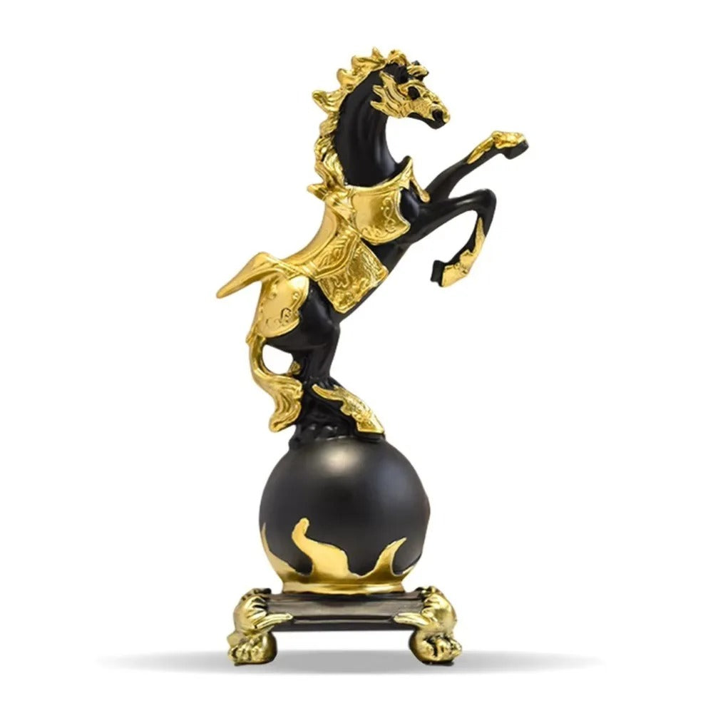 Majestic Pearl Victory Horse Statue