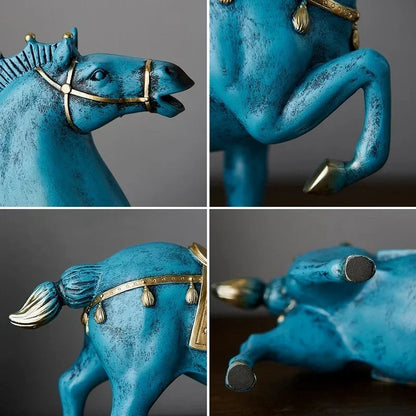 Chinese Style Feng Shui Horse Sculpture