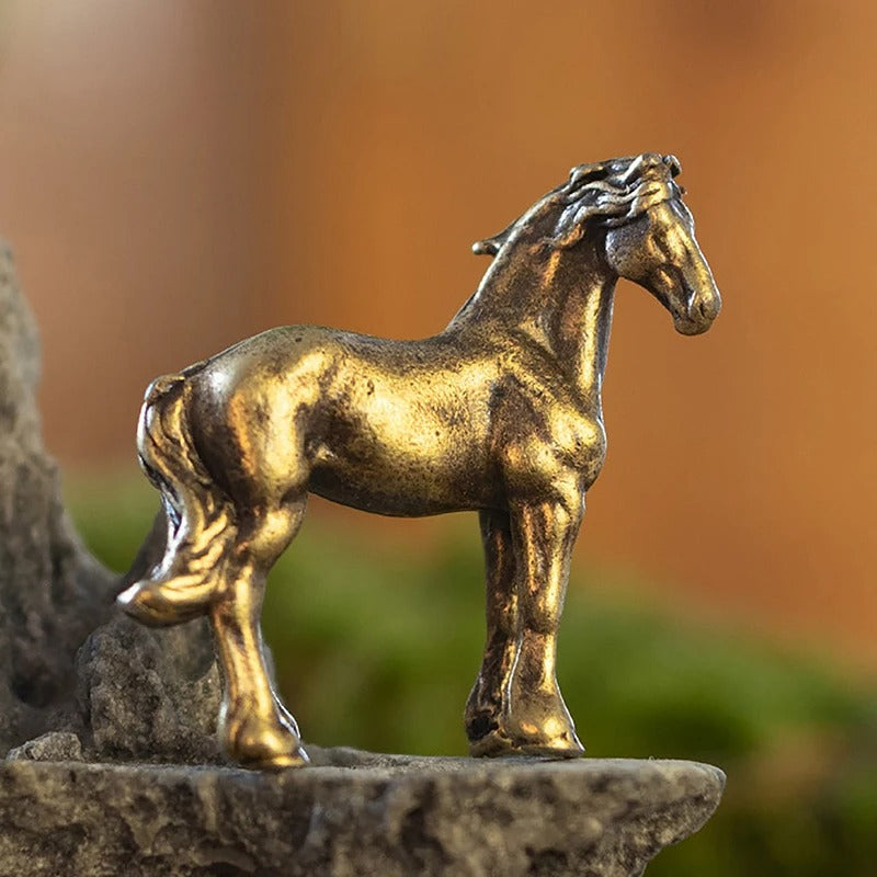 Antique Copper Horse Statue