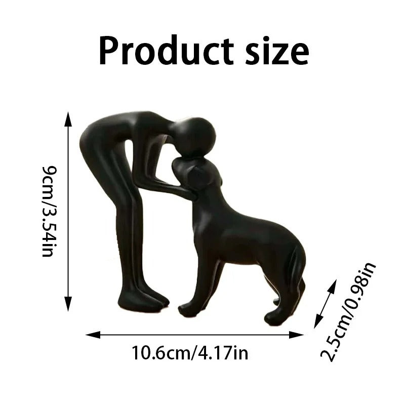 Man & Best Friend Statue
