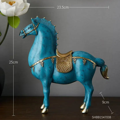 Chinese Style Feng Shui Horse Sculpture