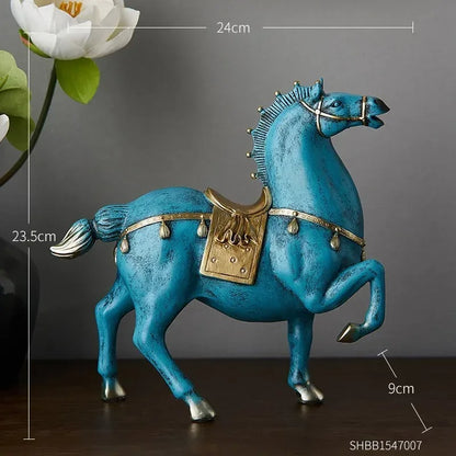 Chinese Style Feng Shui Horse Sculpture