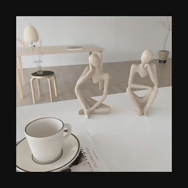 Modern Art Thinker Statue