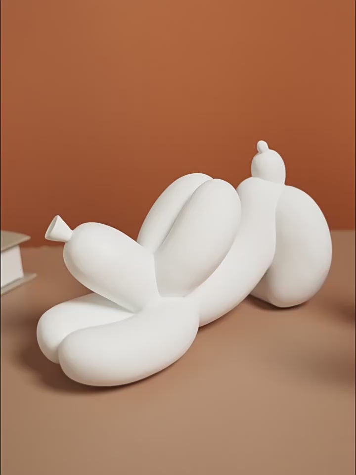Cute Modern Abstract Balloon Dog Sculpture