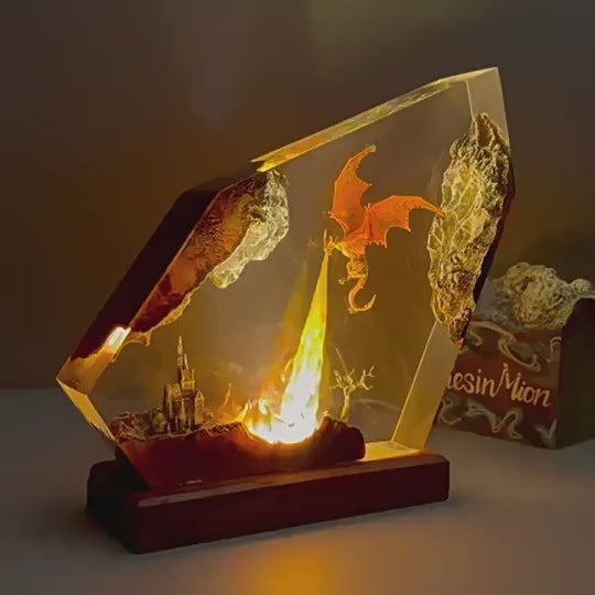 Dragon Ember Portal LED Lamp