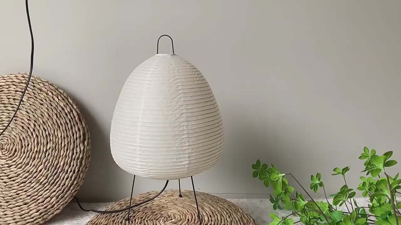 Wabi Sabi Nordic Rice Paper Lamp
