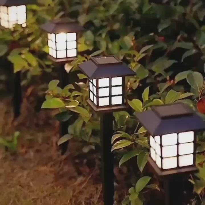 Solar Japanese Lantern Pathway Light Decoration
