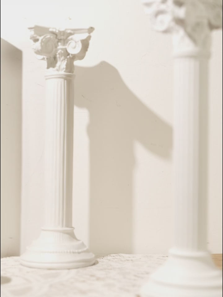 Antique Roman Column Sculpture