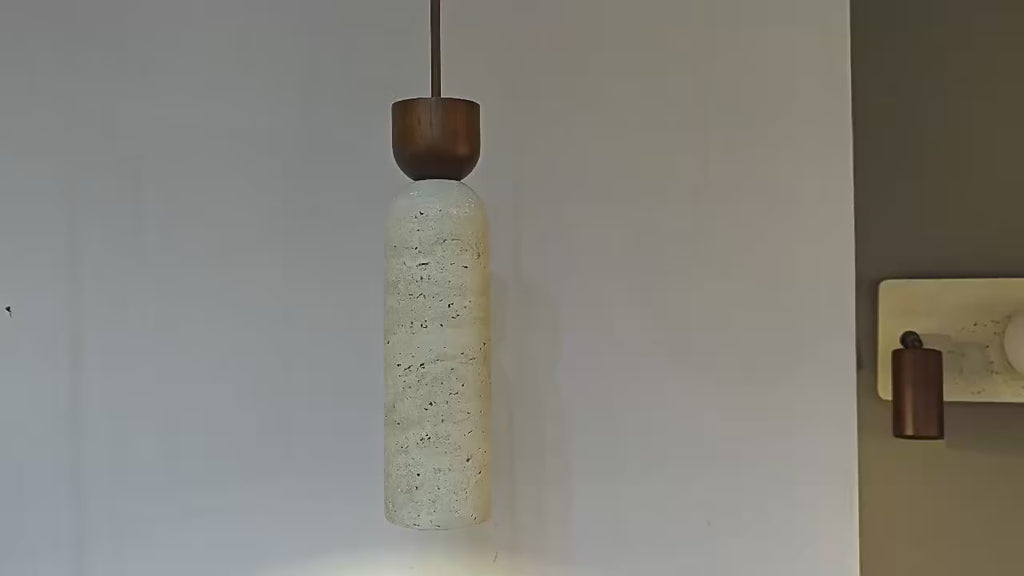 Nordic Travertine Drop LED Pendant Light