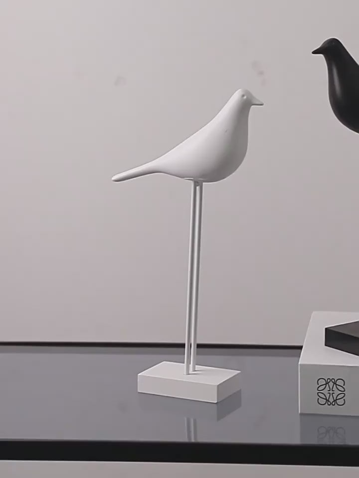 Nordic Minimalist Bird Sculpture