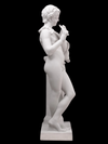 Satyr Playing Flute Statue