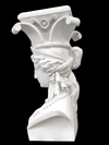 Caryatid Column Bust Sculpture